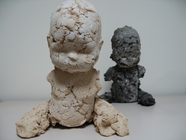 Relaciones 3. gres cocido 20 x 20 x 15 cm.
